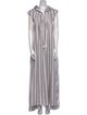 Thierry Colson Striped Long Dress