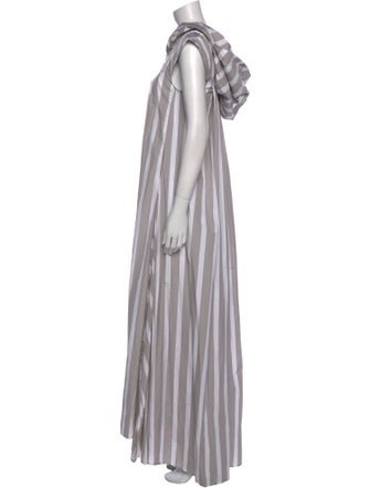 Thierry Colson Striped Long Dress