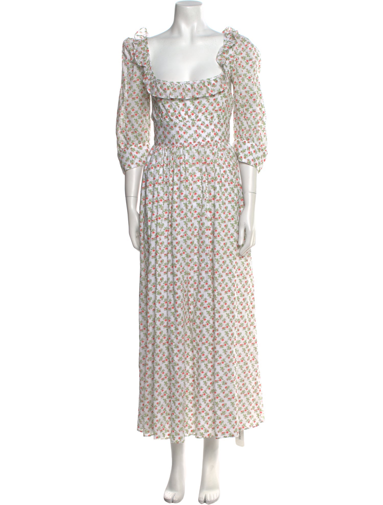 Thierry Colson Floral Print Long Dress