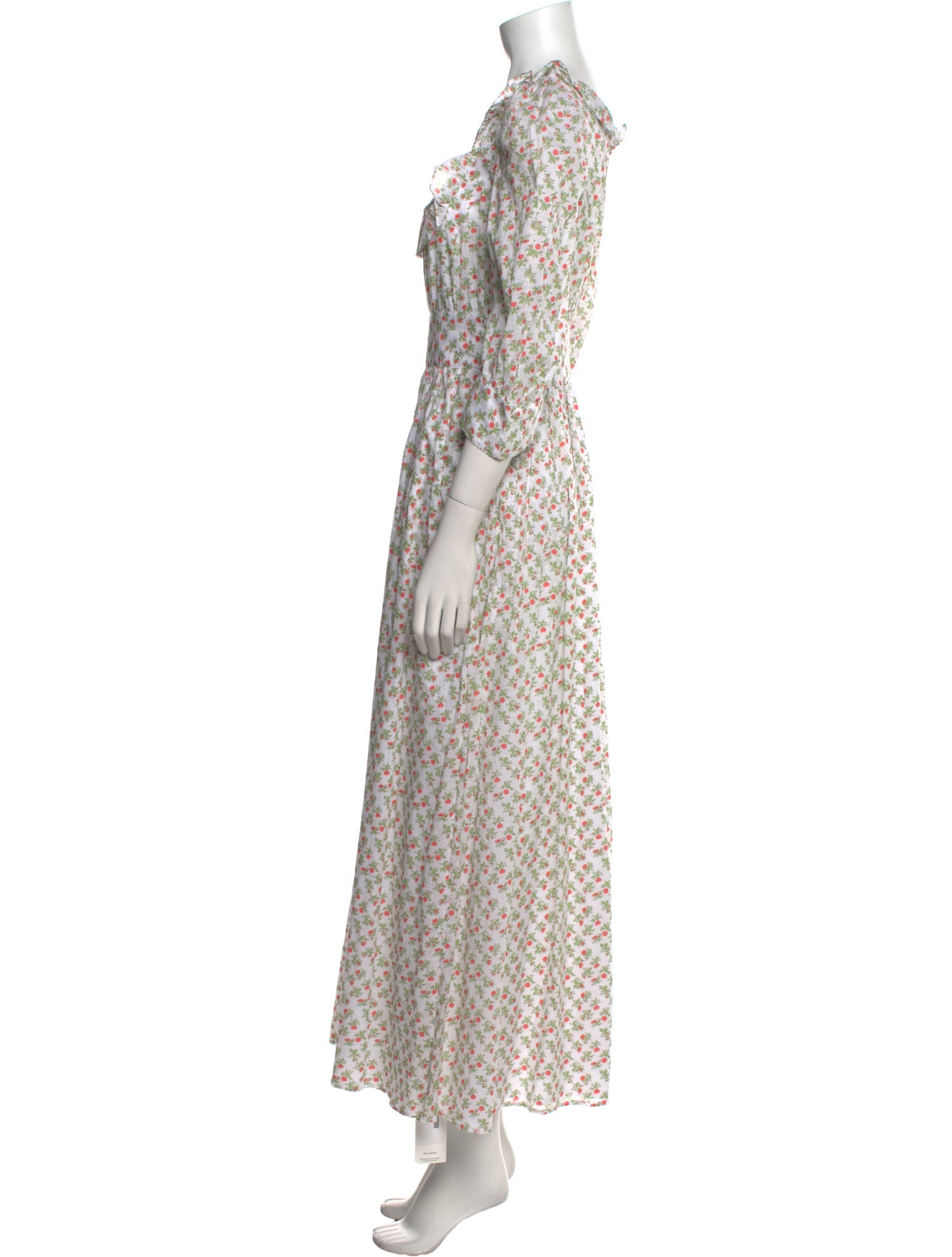 Thierry Colson Floral Print Long Dress