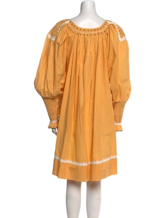 Thierry Colson Scoop Neck Knee-Length Dress