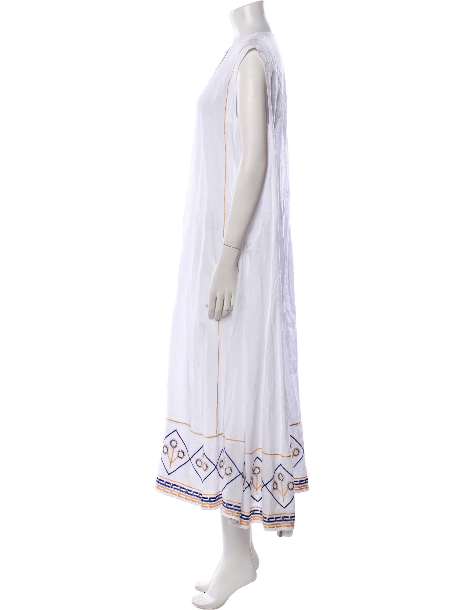 Thierry Colson Linen Long Dress w/ Tags
