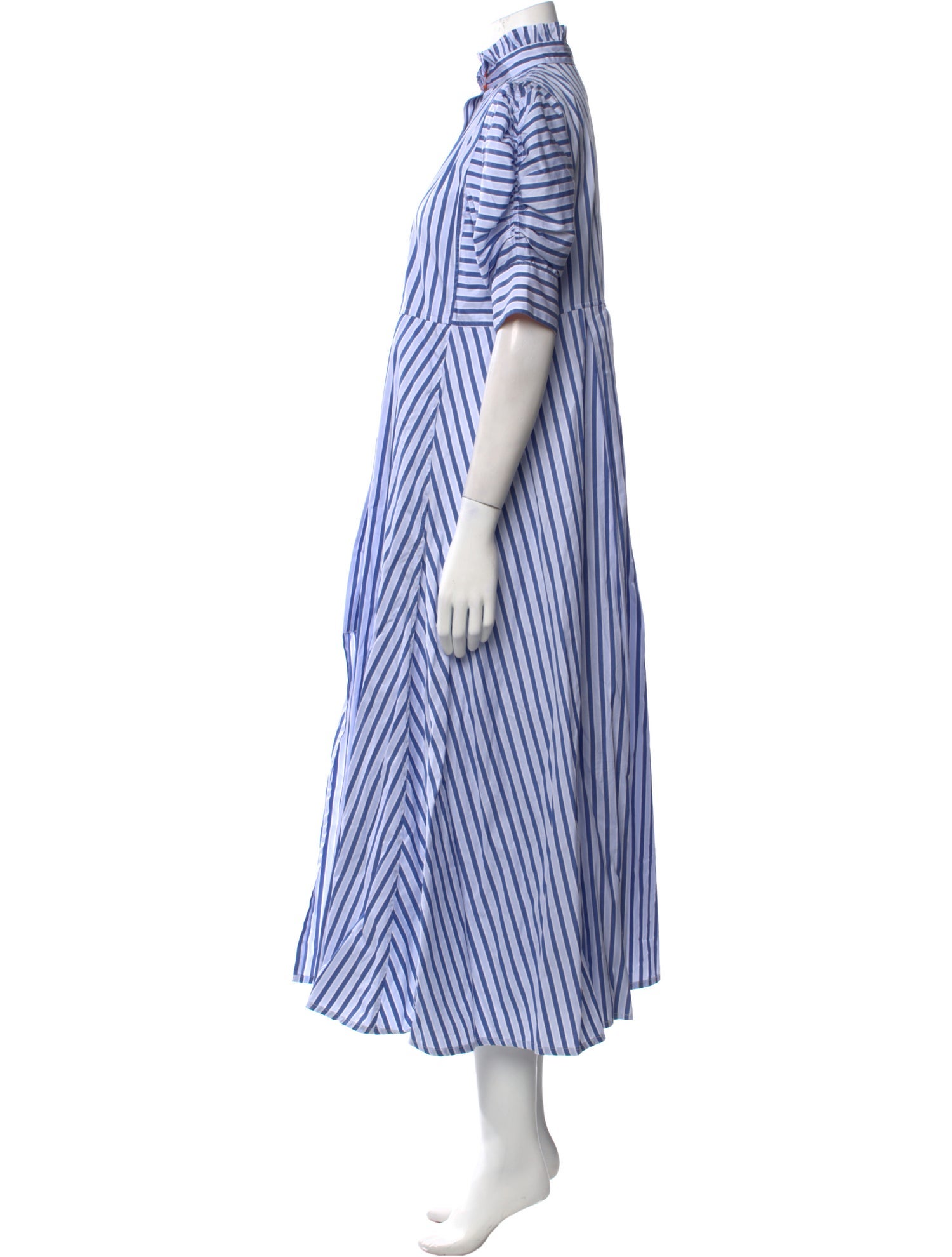 Thierry Colson Striped Long Dress