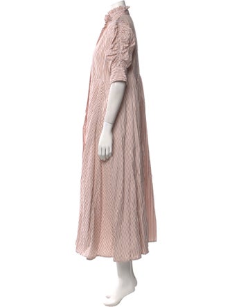 Thierry Colson Striped Long Dress