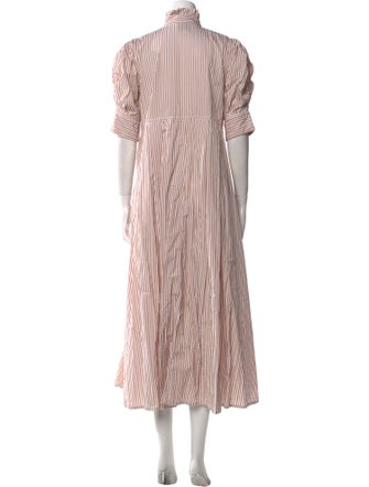 Thierry Colson Striped Long Dress