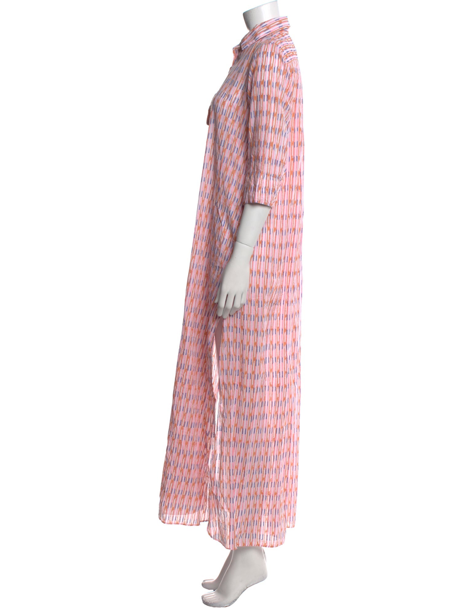 Thierry Colson Striped Long Dress