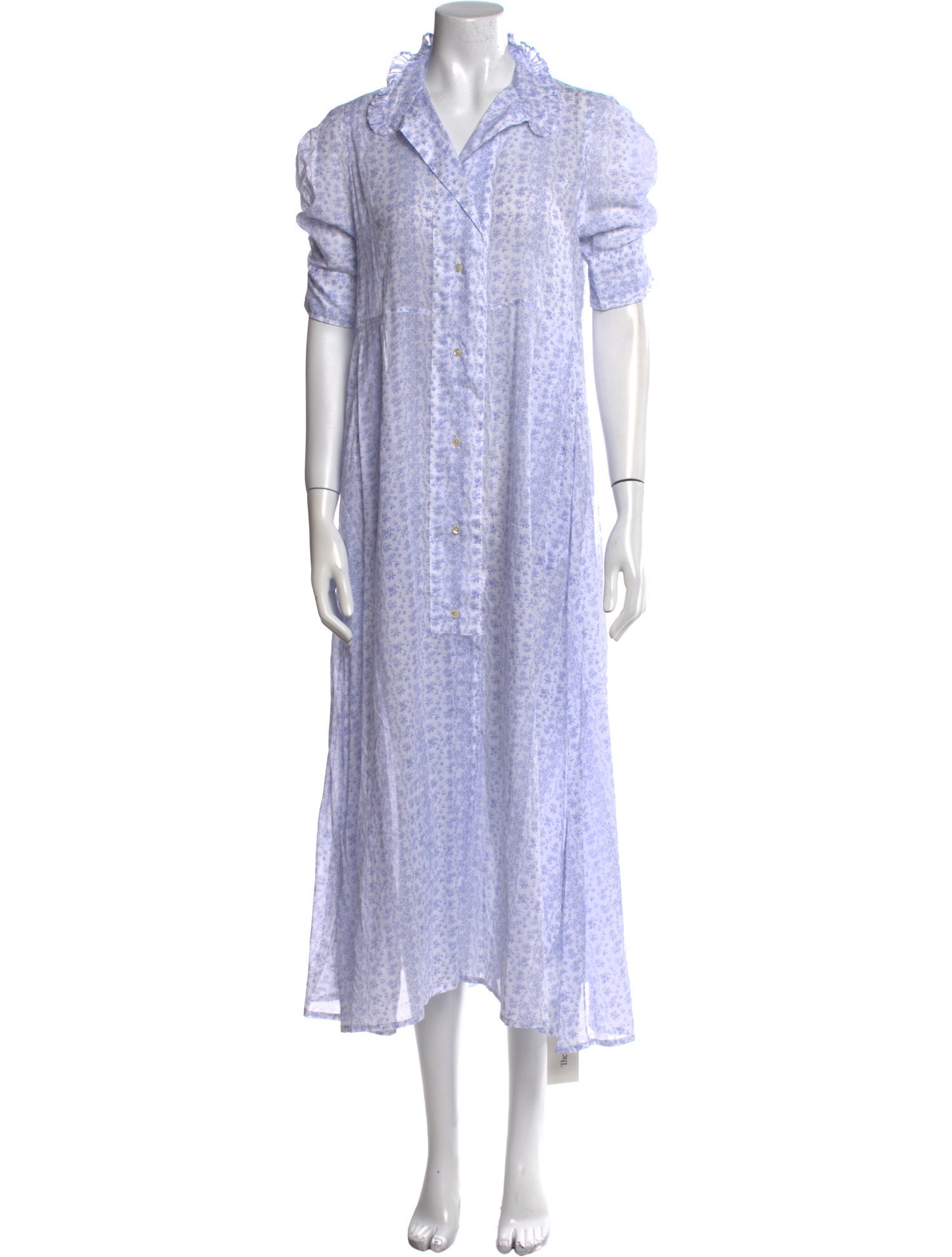 Thierry Colson Printed Long Dress