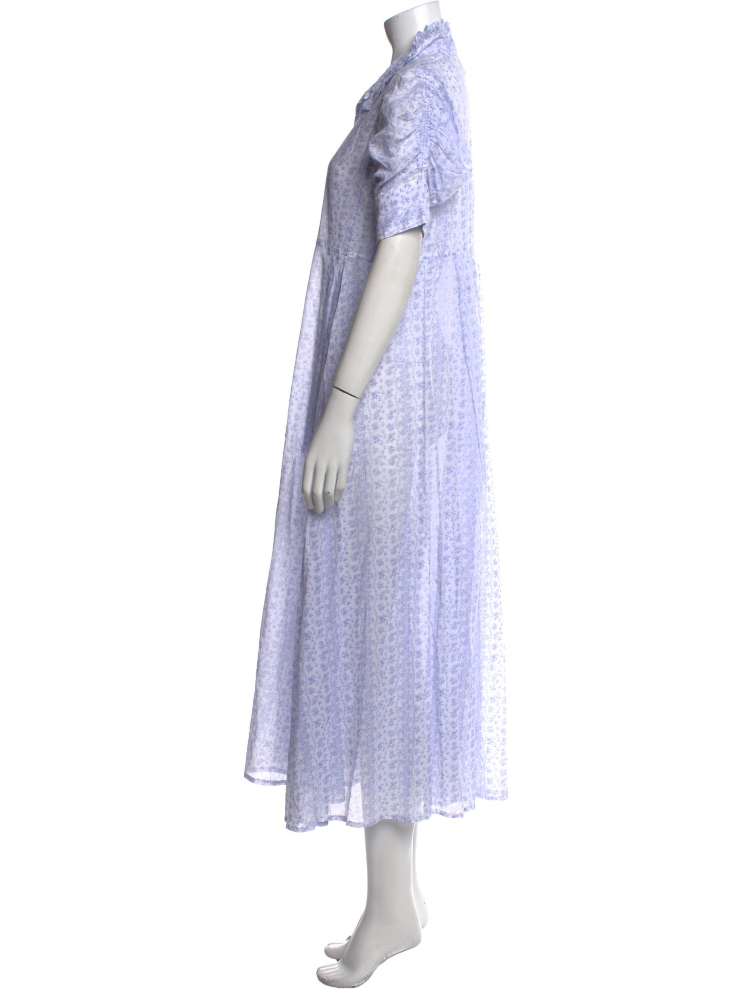 Thierry Colson Printed Long Dress