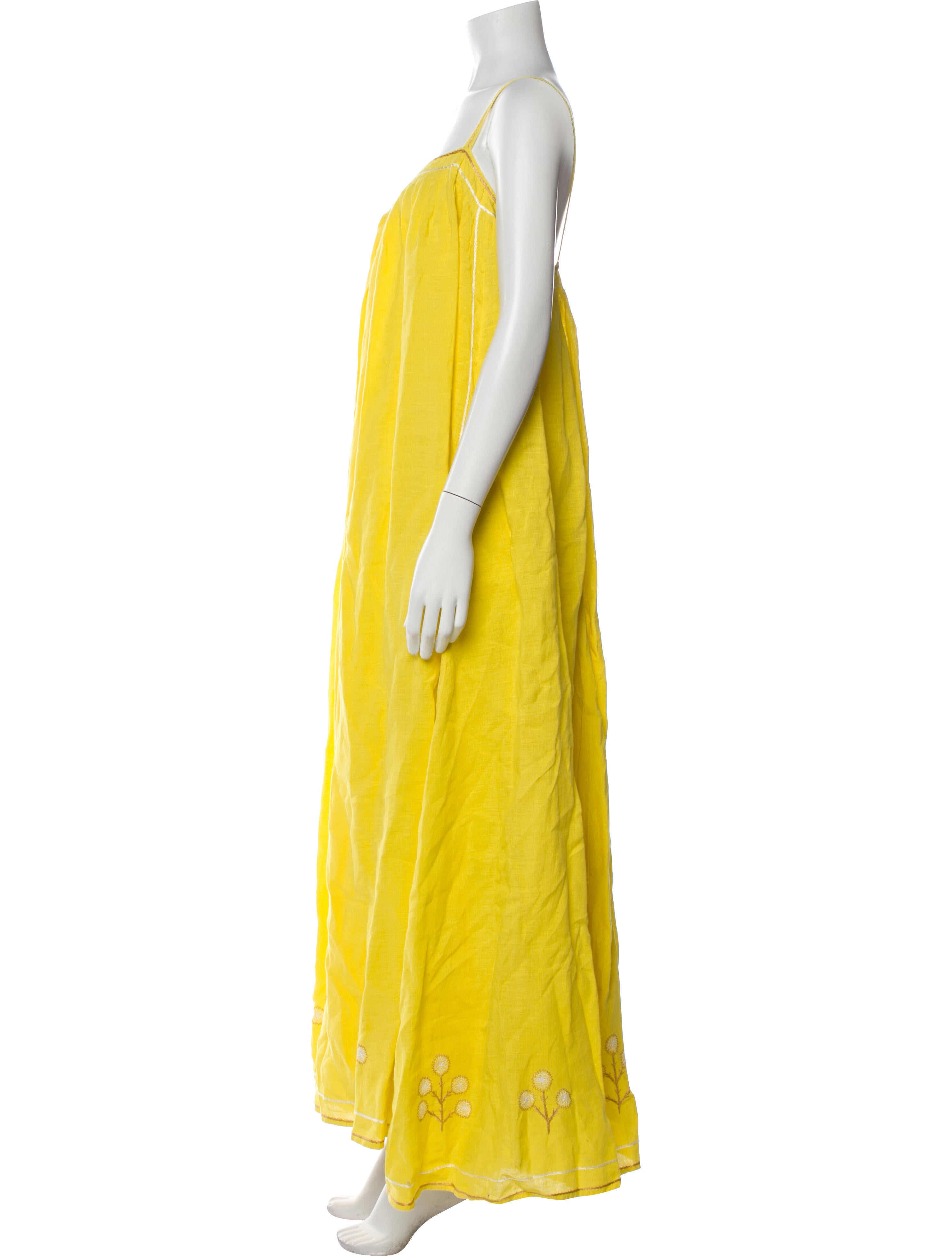 Thierry Colson Linen Long Dress