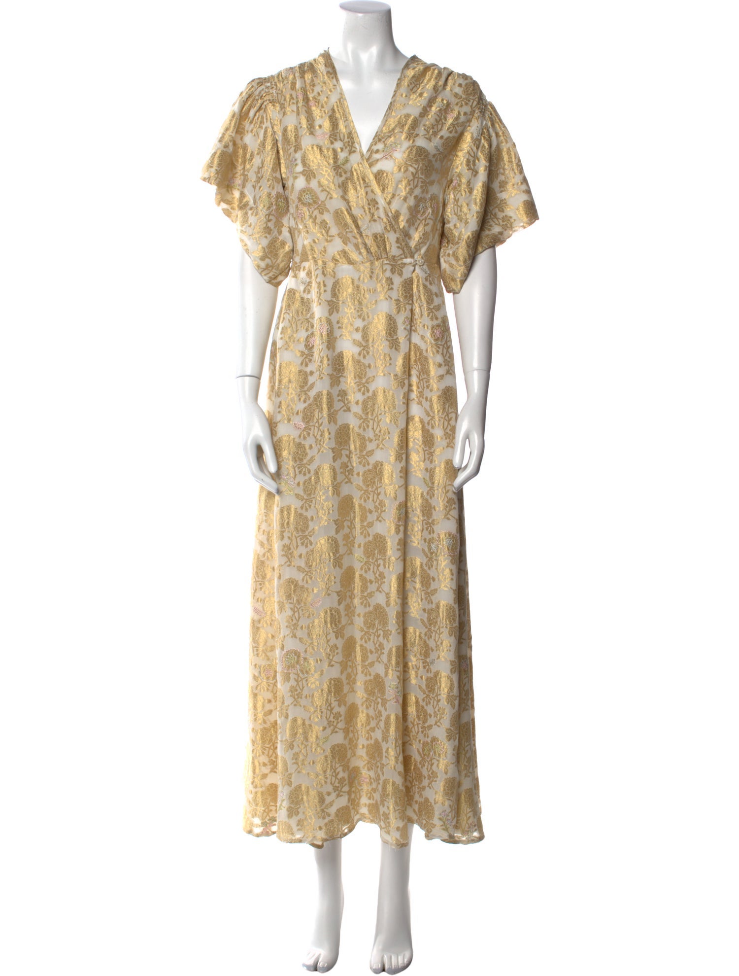 Thierry Colson Floral Print Long Dress