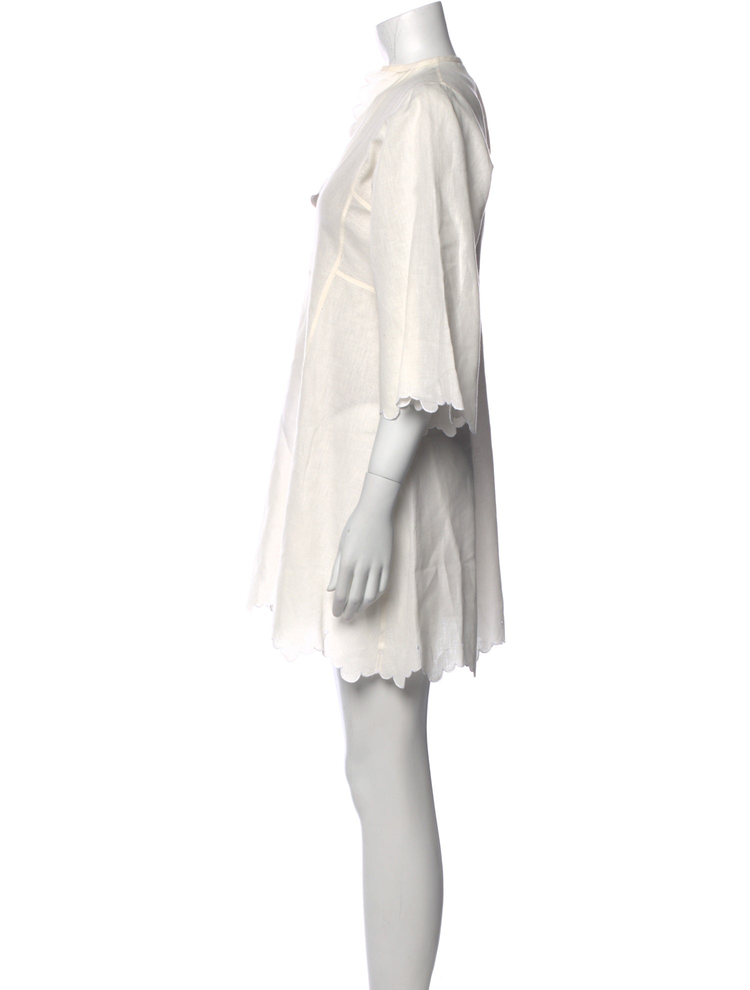 Thierry Colson V-Neck Mini Dress