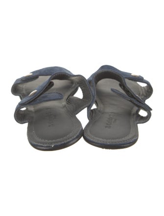 The Old Curiosity Shop Suede Studded Accents Slides