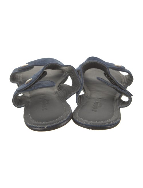 The Old Curiosity Shop Suede Studded Accents Slides