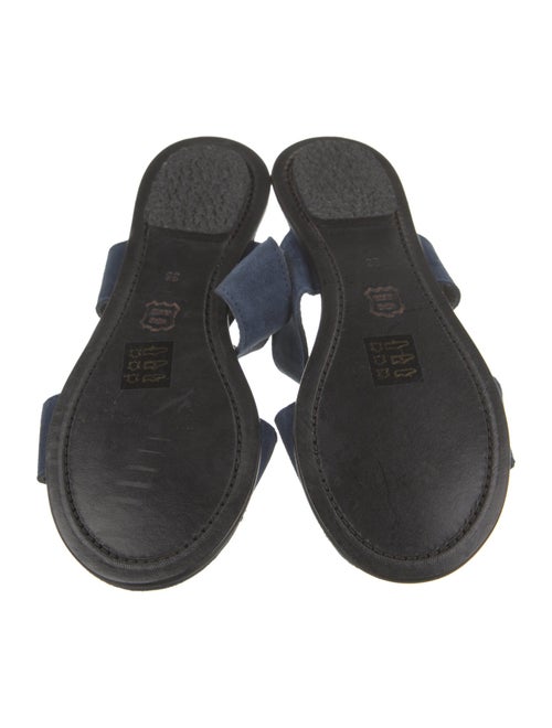 The Old Curiosity Shop Suede Studded Accents Slides