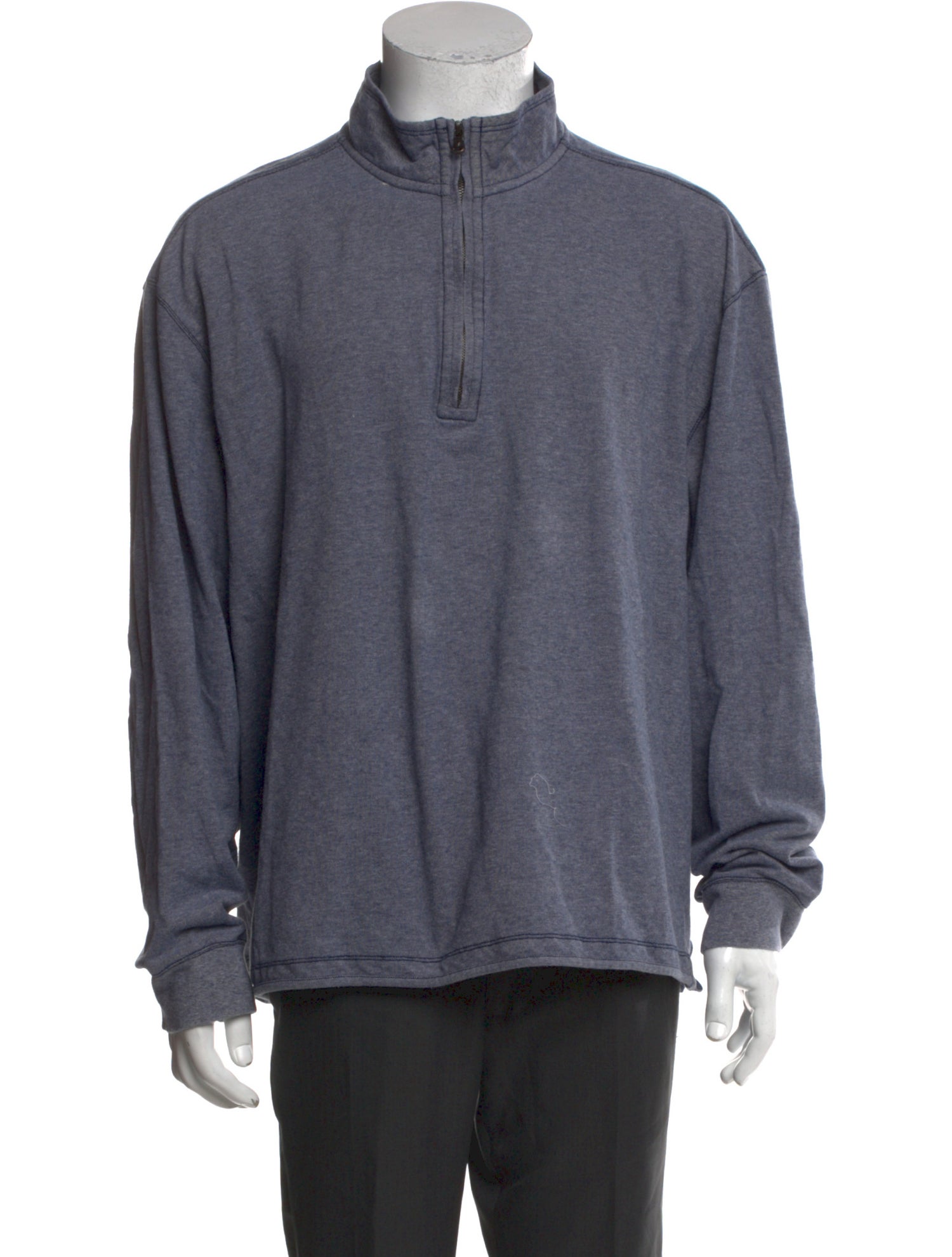 Thaddeus O'Neil Mock Neck Long Sleeve Sweatshirt