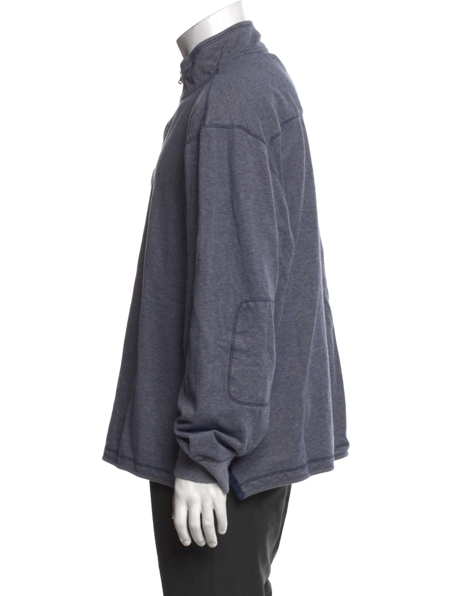 Thaddeus O'Neil Mock Neck Long Sleeve Sweatshirt