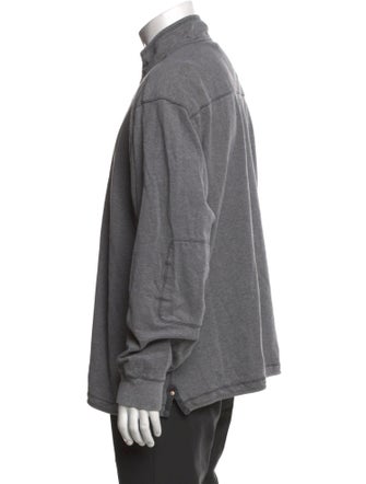 Thaddeus O'Neil Mock Neck Long Sleeve Sweatshirt