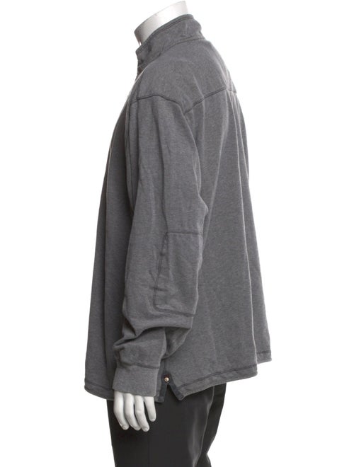 Thaddeus O'Neil Mock Neck Long Sleeve Sweatshirt