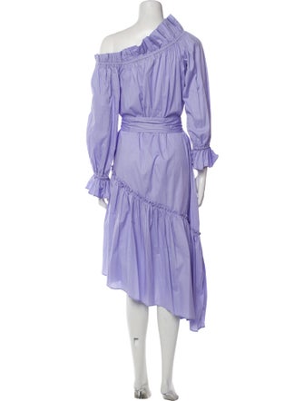 THE LULO PROJECT One-Shoulder Long Dress