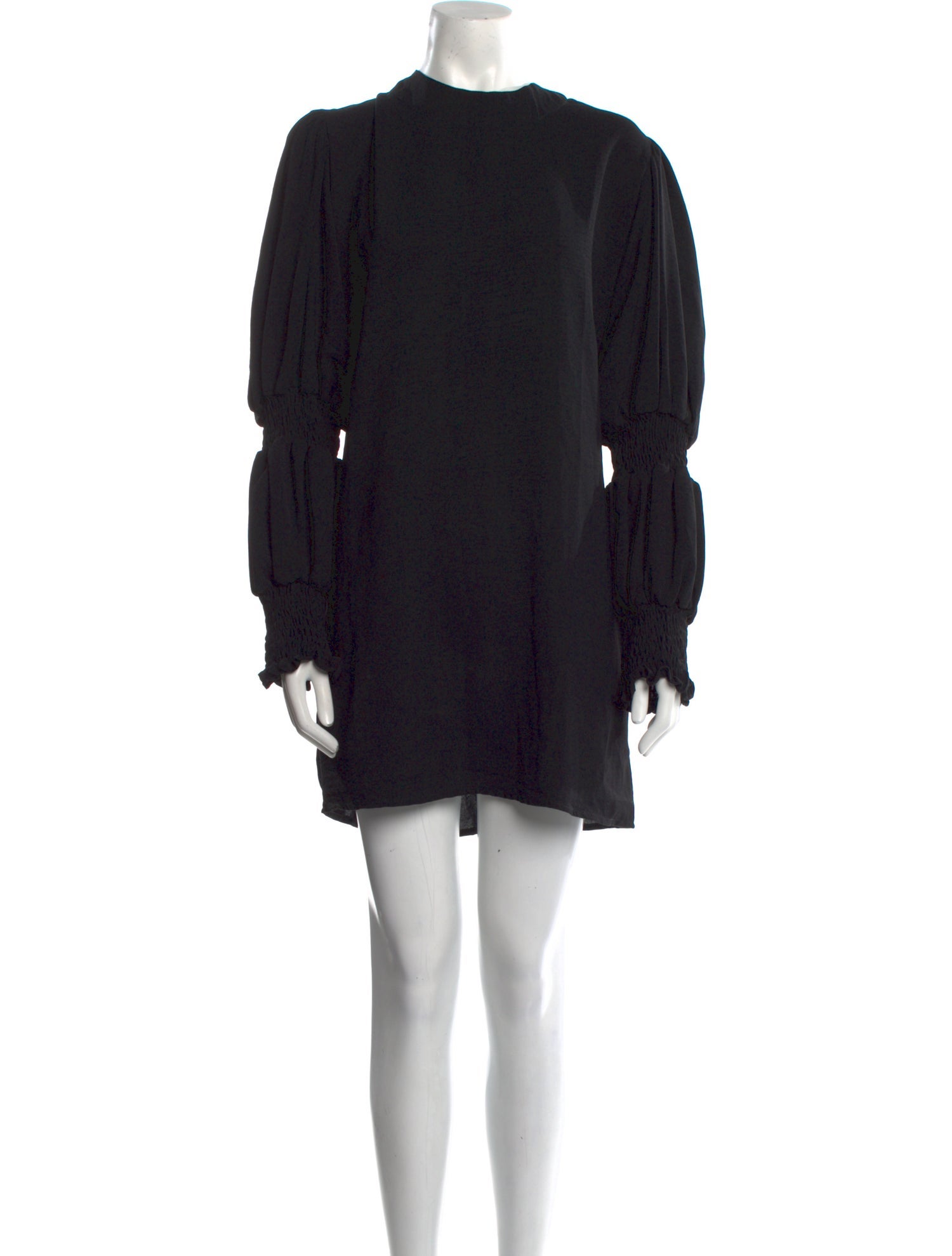 THE LULO PROJECT Mock Neck Mini Dress
