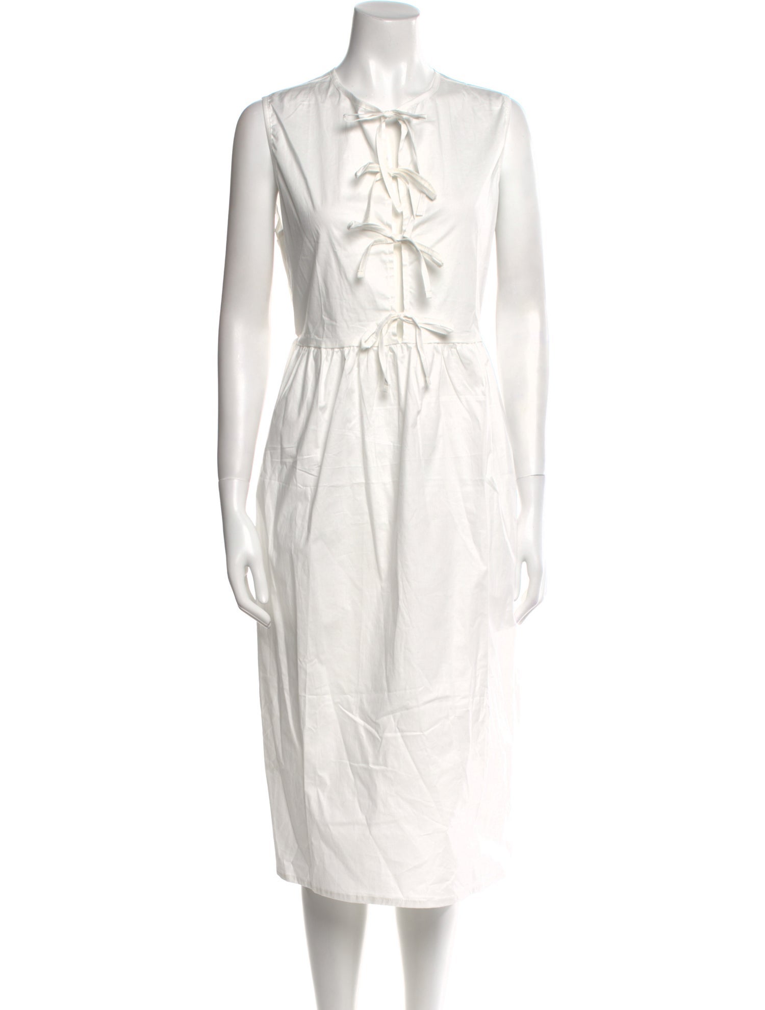 THE LULO PROJECT Tie Neck Midi Length Dress w/ Tags