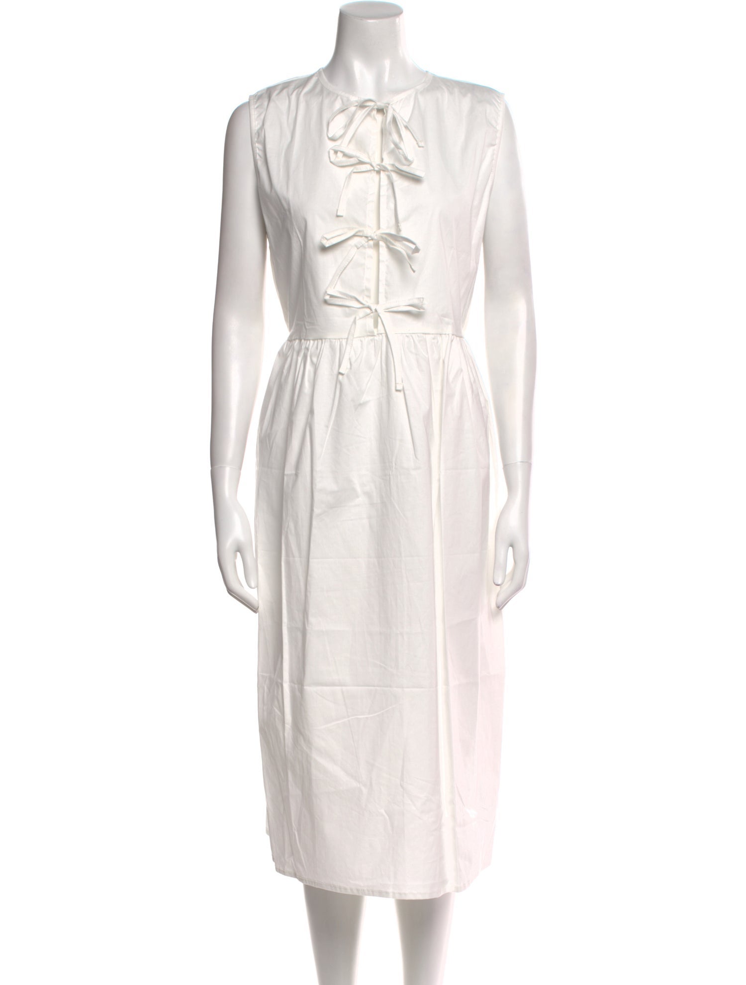 THE LULO PROJECT Crew Neck Midi Length Dress