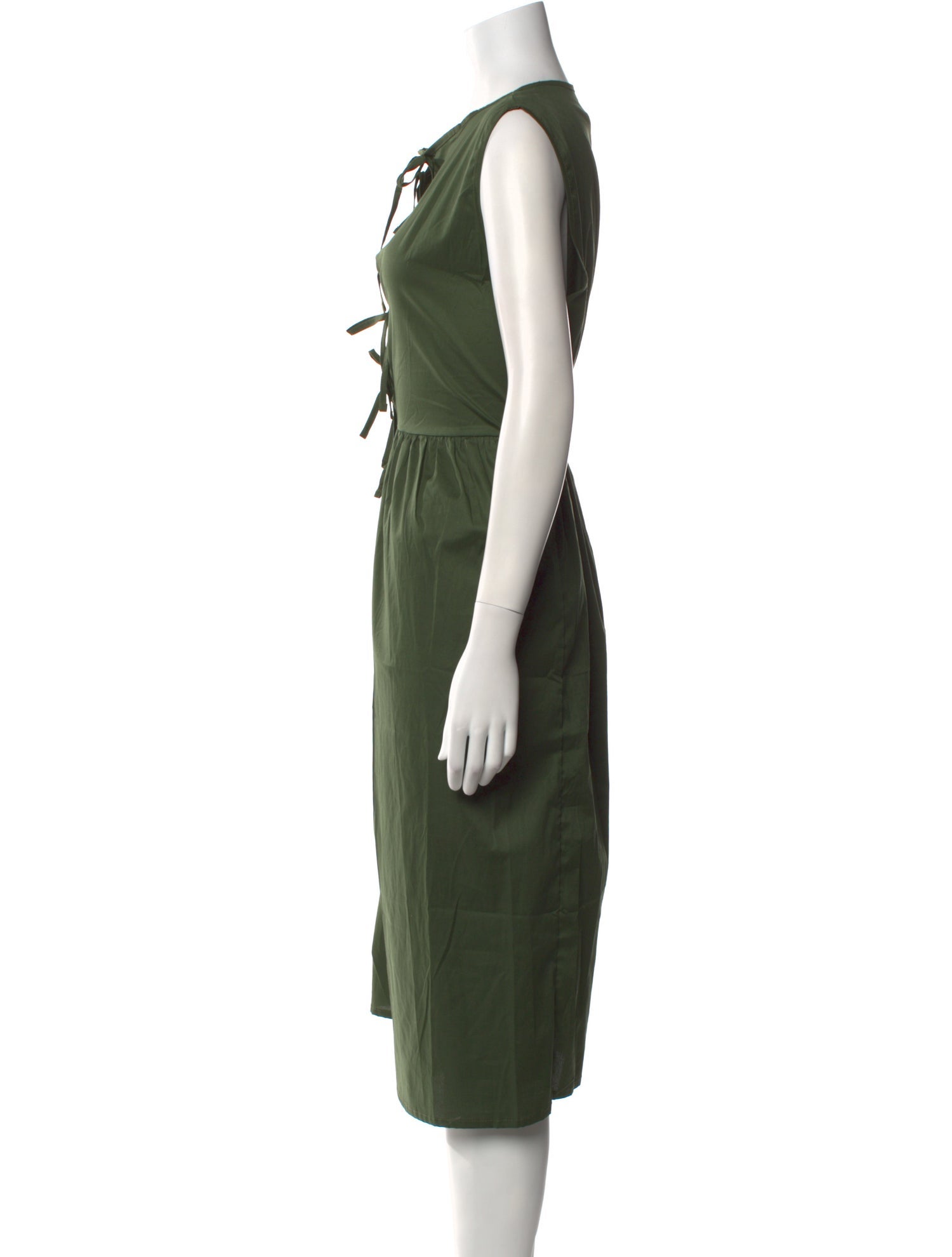 THE LULO PROJECT Tie Neck Midi Length Dress w/ Tags