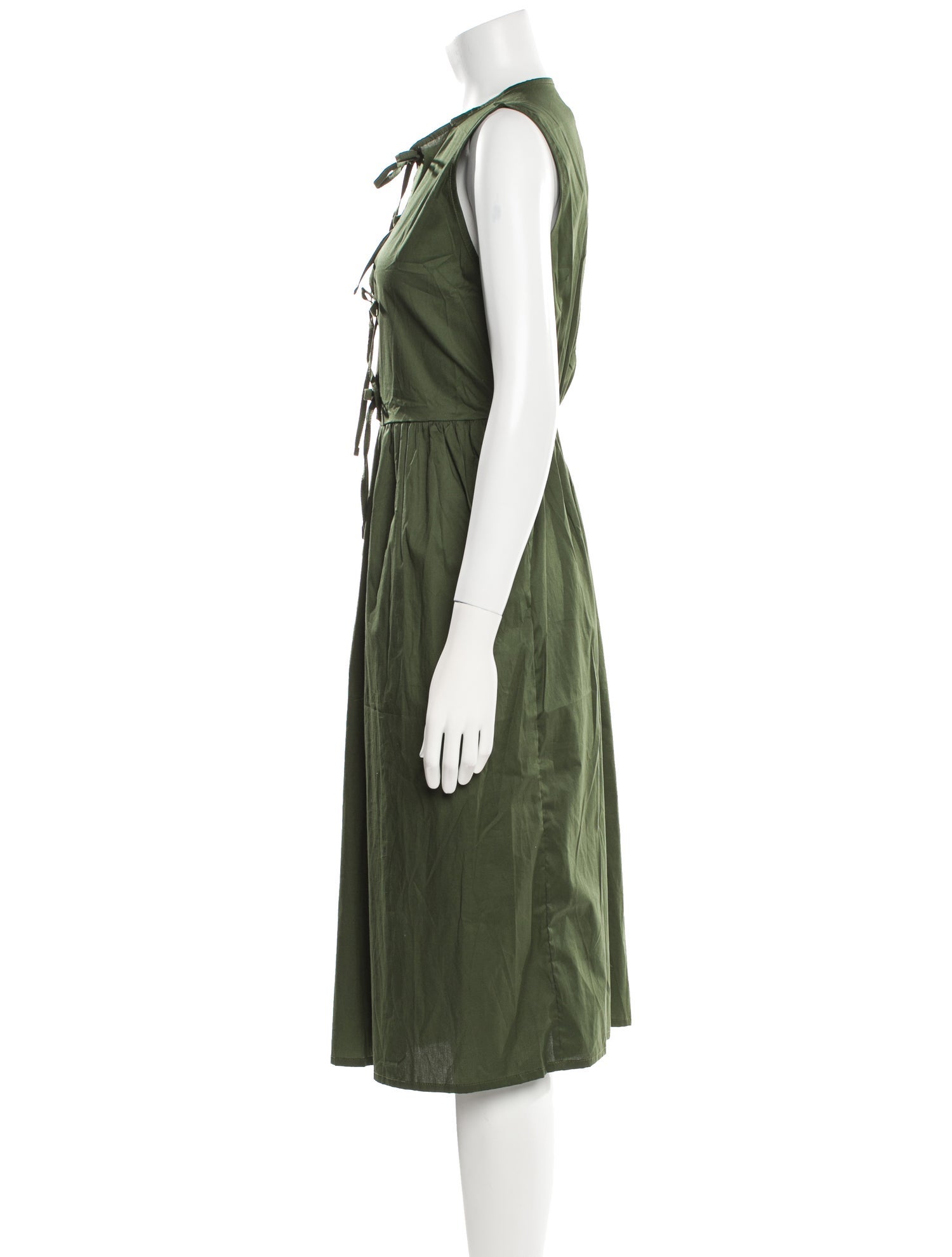 THE LULO PROJECT V-Neck Midi Length Dress w/ Tags