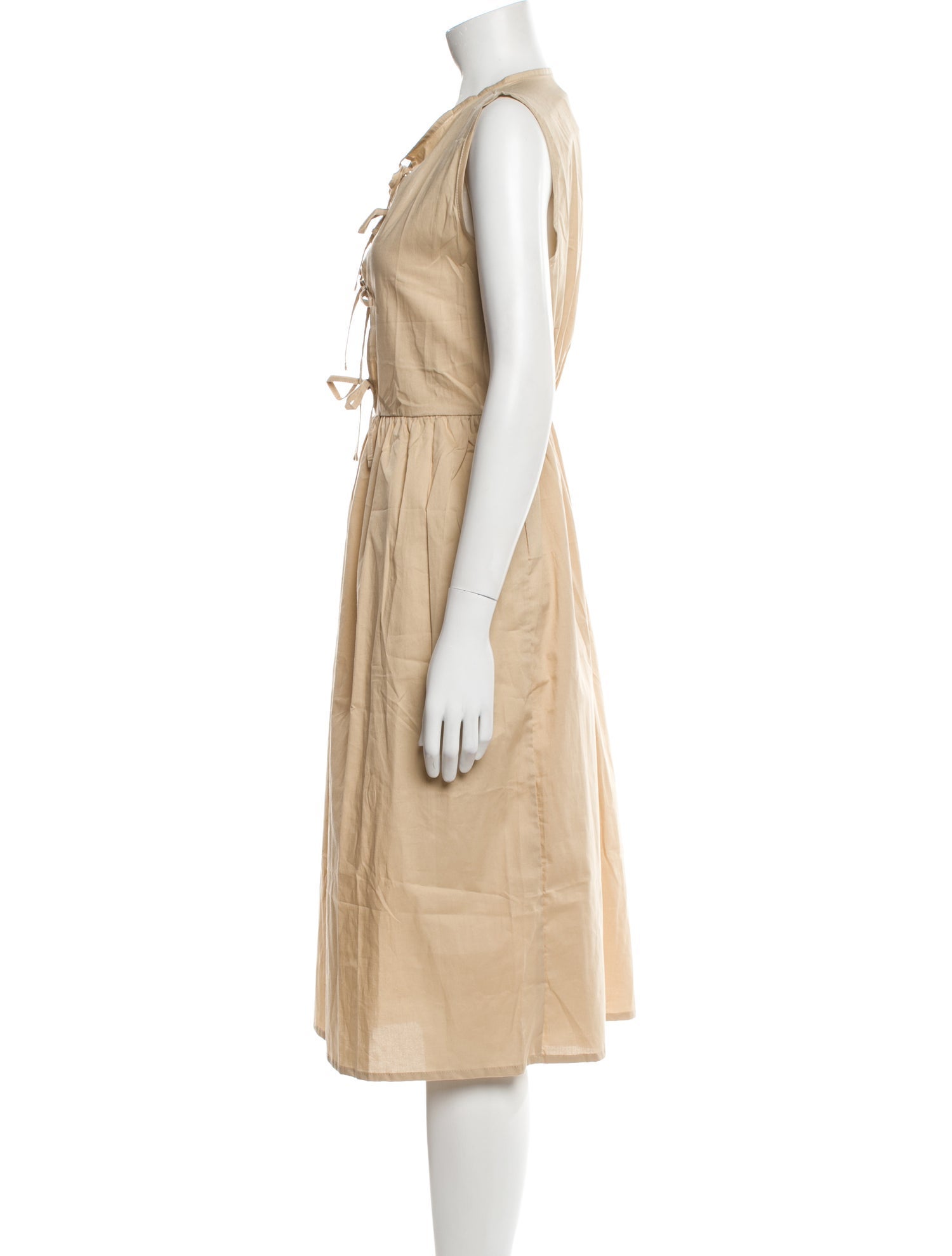 THE LULO PROJECT V-Neck Midi Length Dress w/ Tags