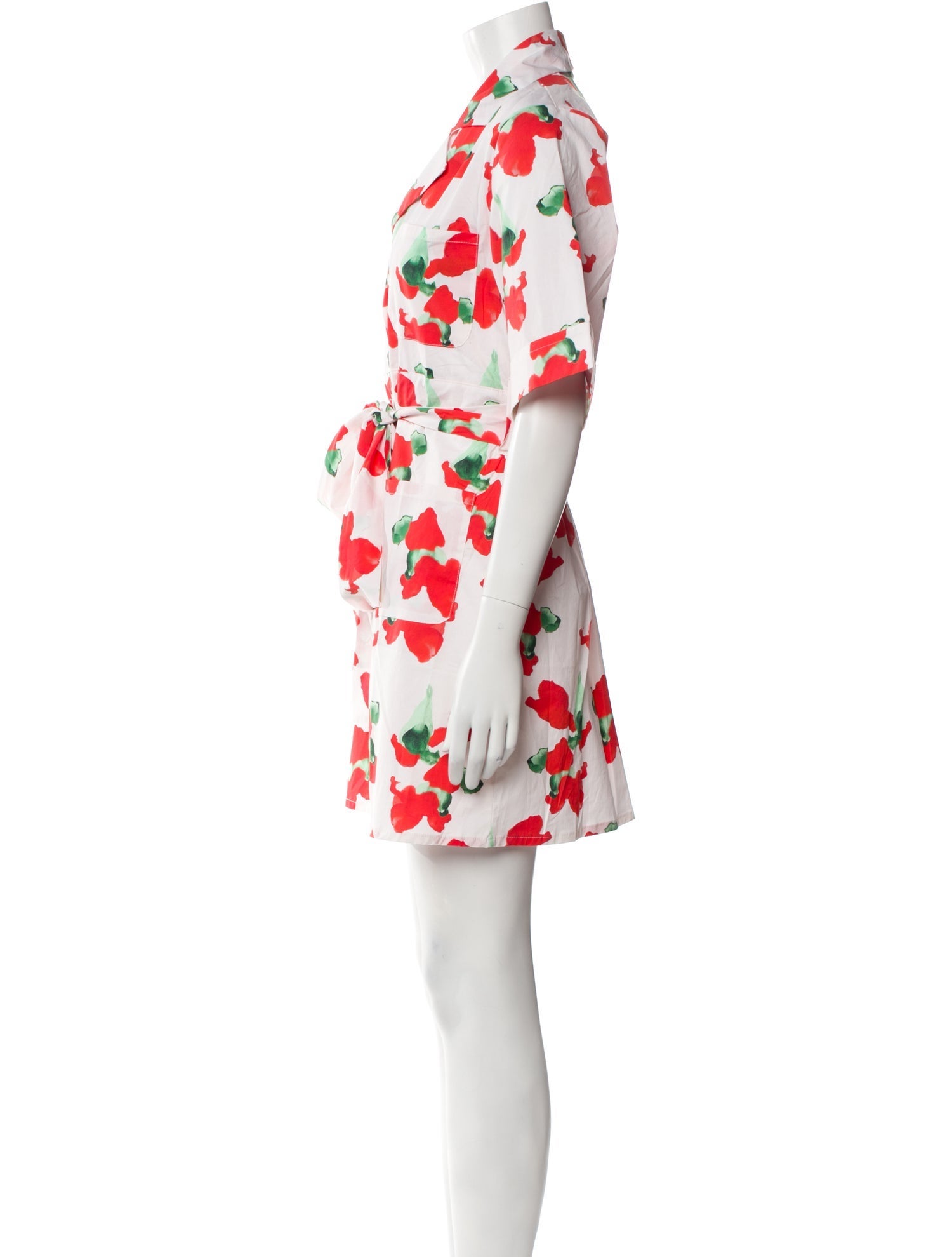THE LULO PROJECT Floral Print Mini Dress