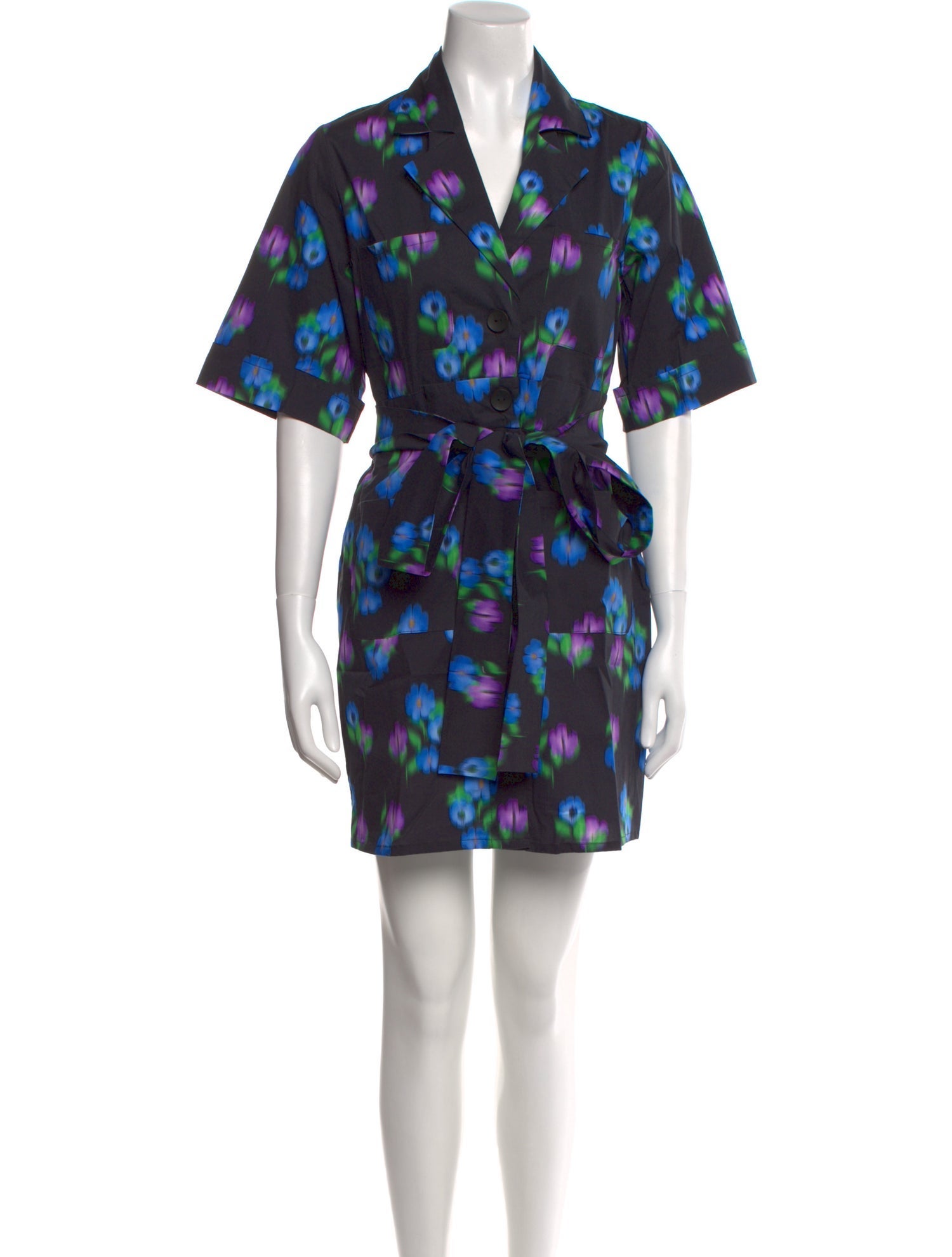 THE LULO PROJECT Printed Mini Dress w/ Tags