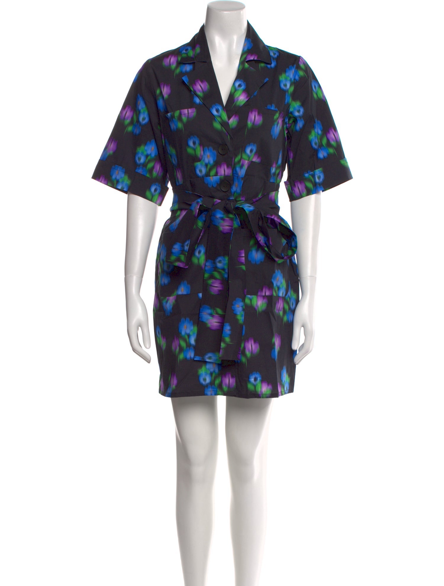 THE LULO PROJECT Printed Mini Dress w/ Tags