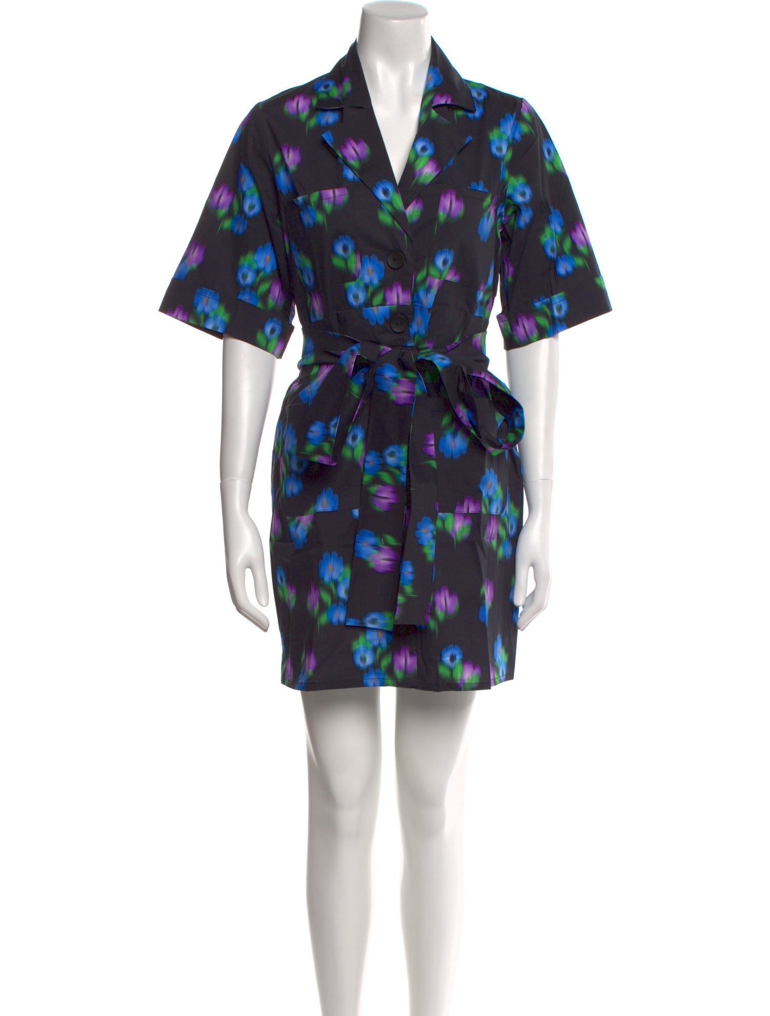 THE LULO PROJECT Printed Mini Dress w/ Tags