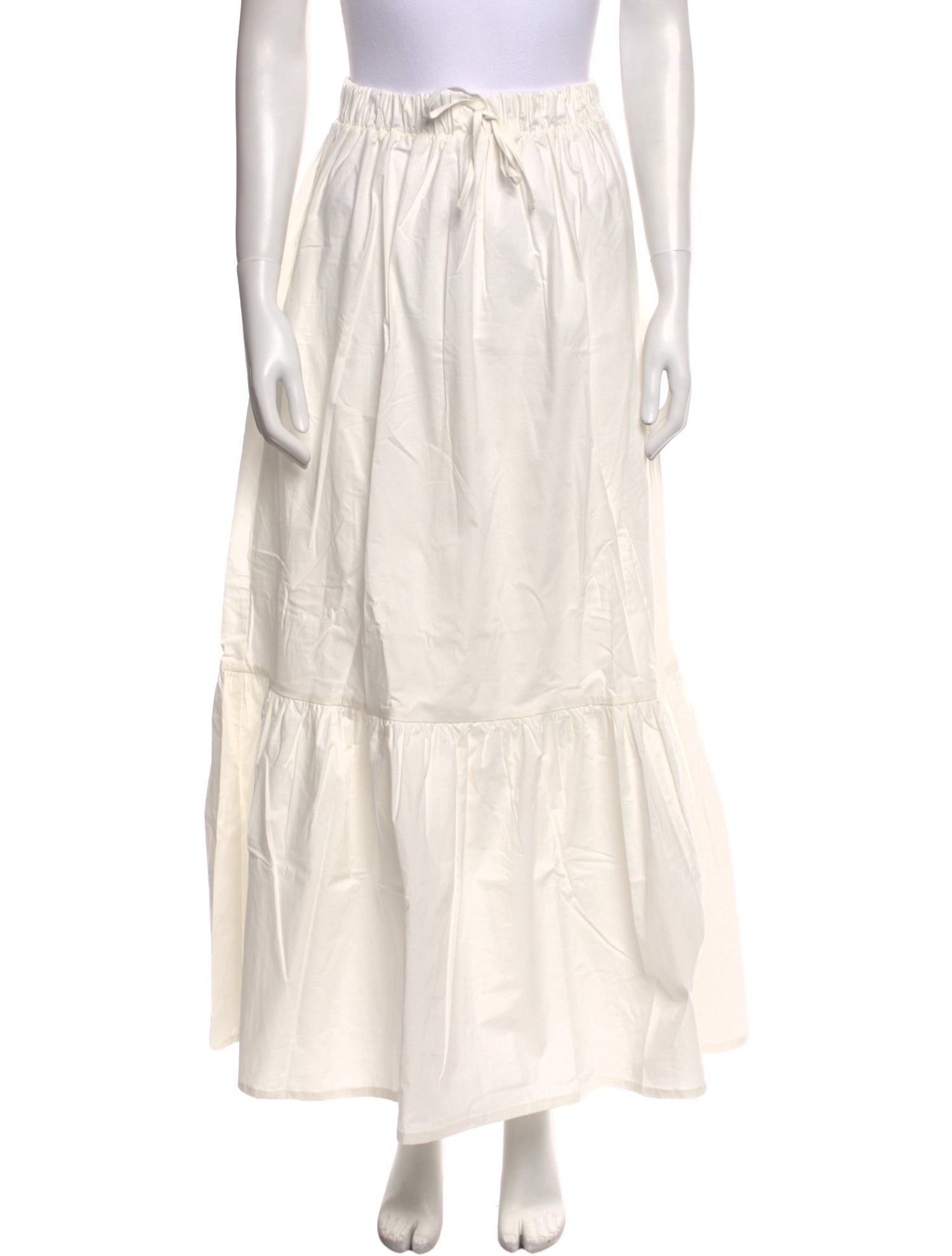 THE LULO PROJECT Pleated Accents Long Skirt w/ Tags