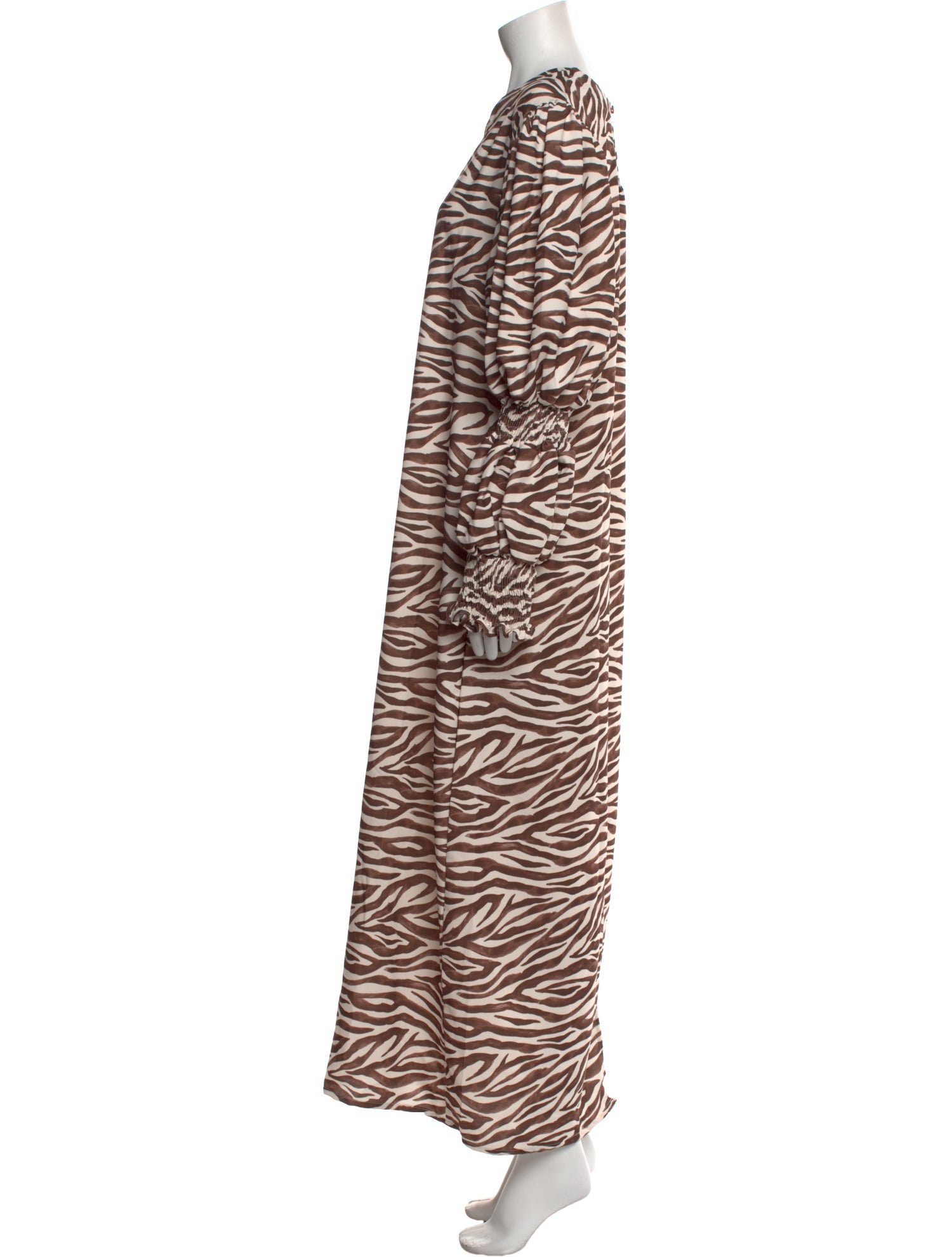 THE LULO PROJECT Animal Print Long Dress w/ Tags