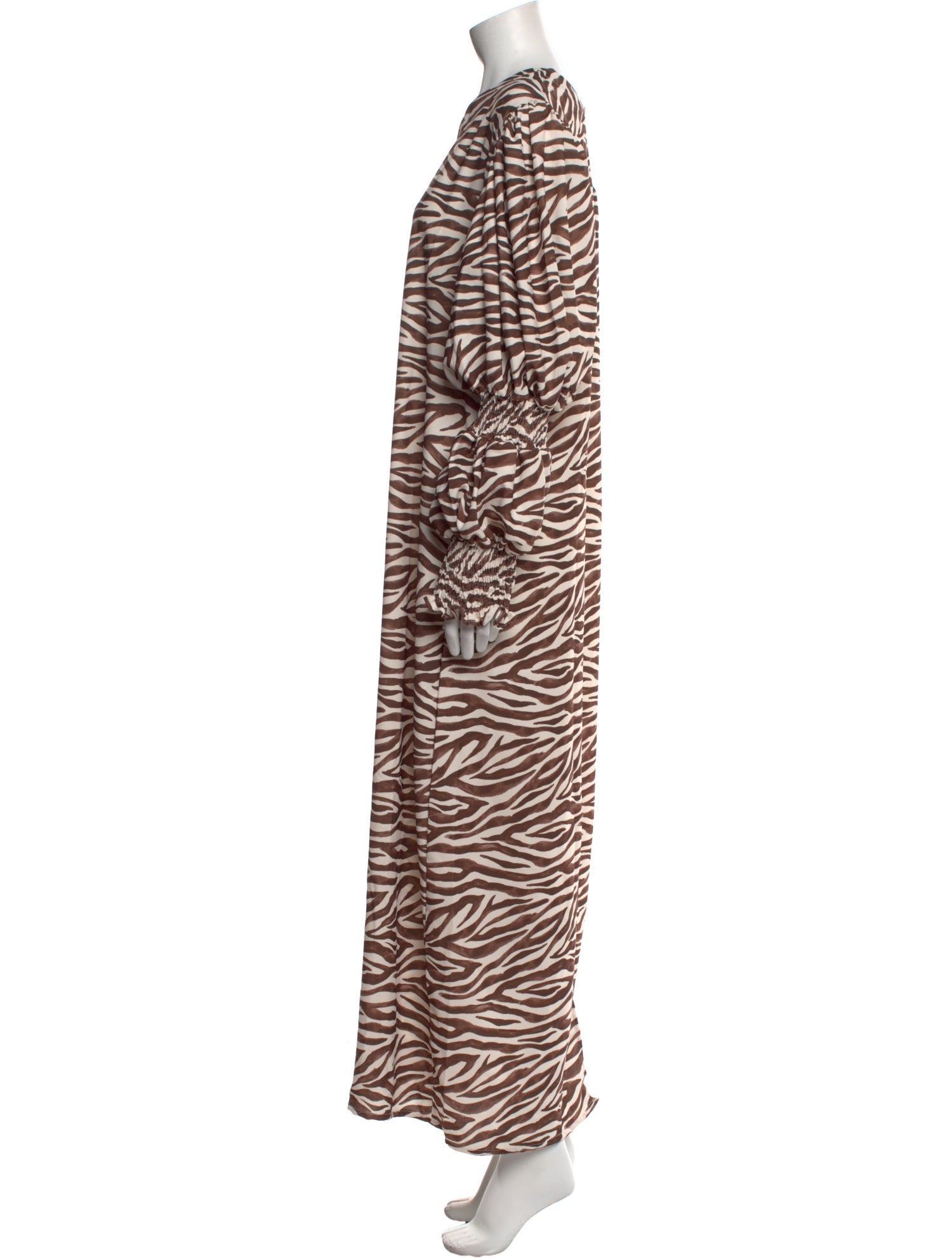 THE LULO PROJECT Animal Print Long Dress w/ Tags
