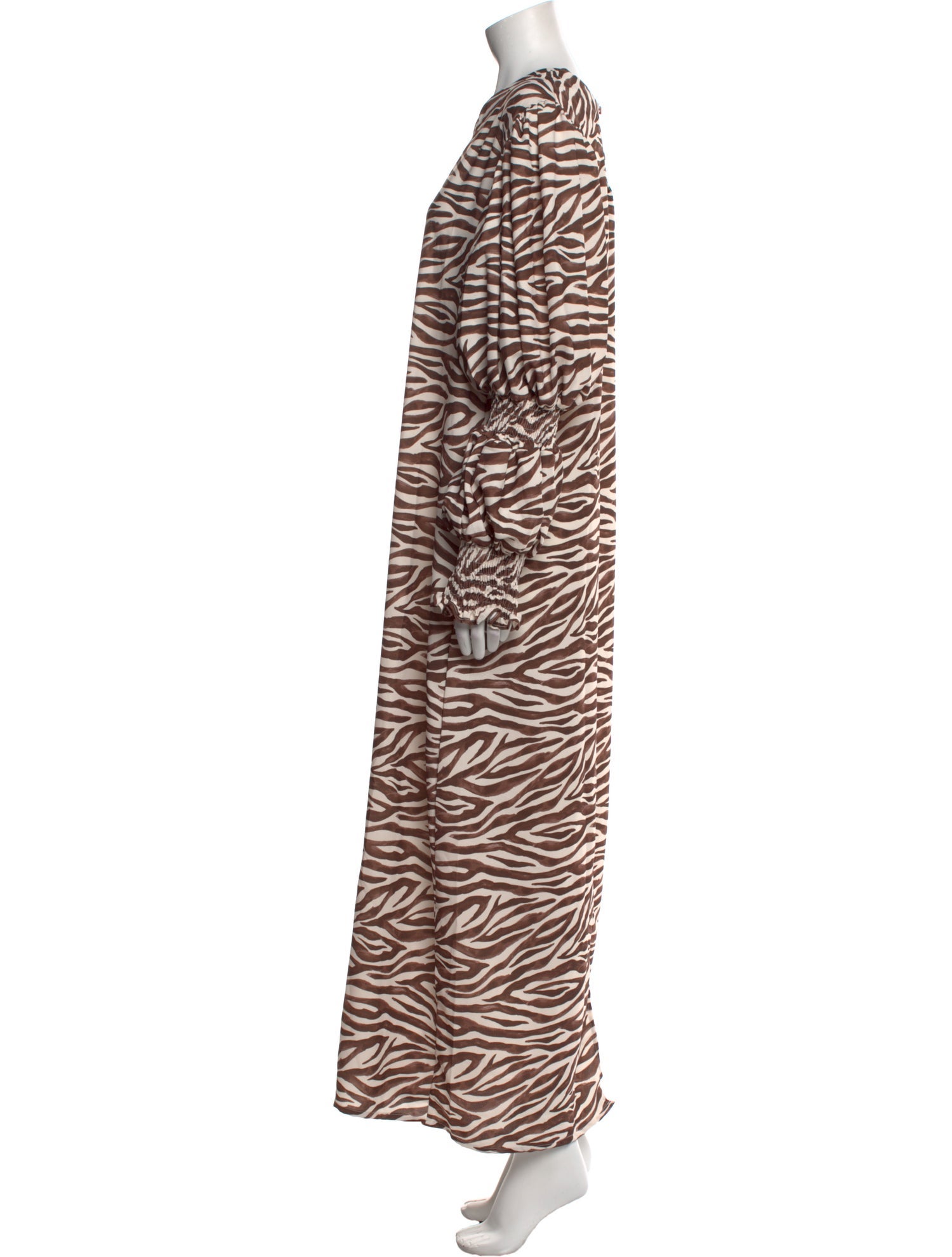 THE LULO PROJECT Animal Print Long Dress w/ Tags