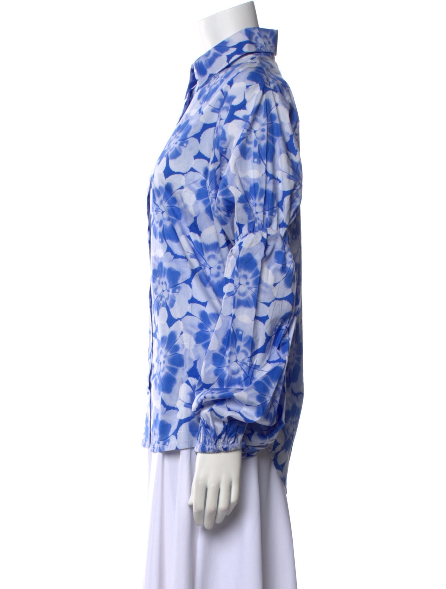 THE LULO PROJECT Floral Print Long Sleeve Button-Up Top w/ Tags