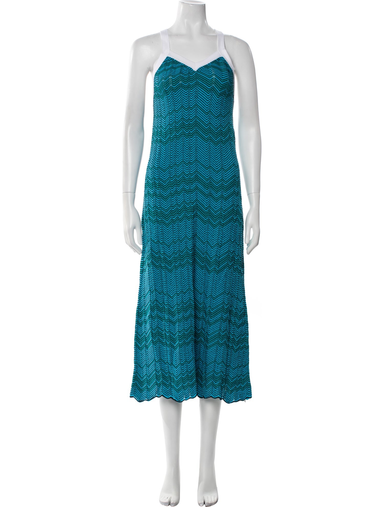 THE LULO PROJECT Printed Midi Length Dress w/ Tags