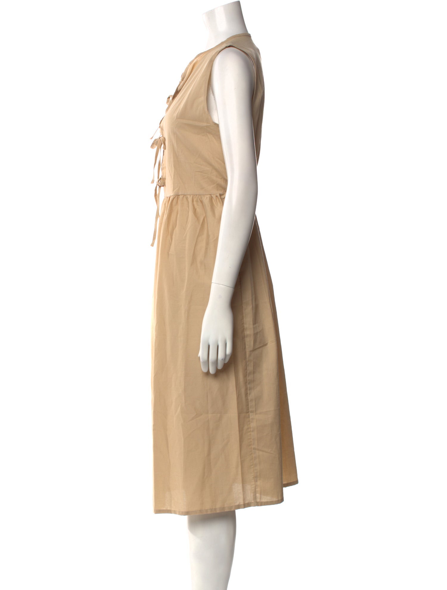 THE LULO PROJECT Tie Neck Midi Length Dress w/ Tags