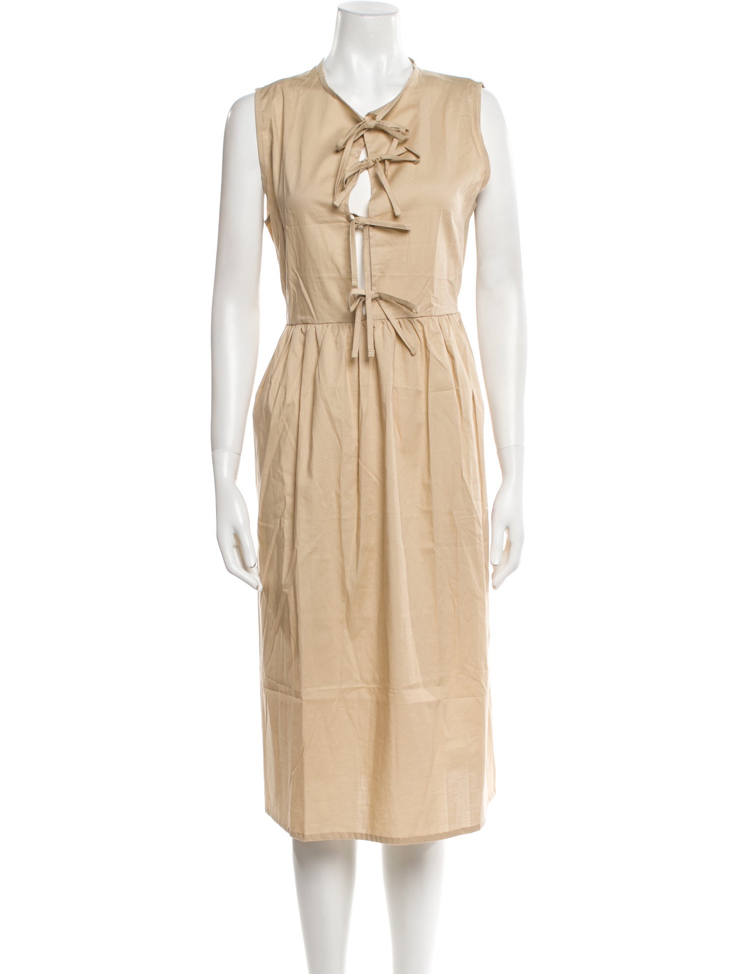 THE LULO PROJECT V-Neck Midi Length Dress w/ Tags