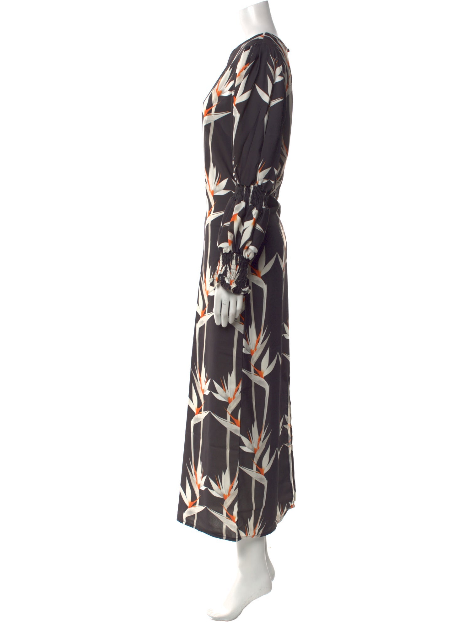 THE LULO PROJECT Floral Print Long Dress w/ Tags