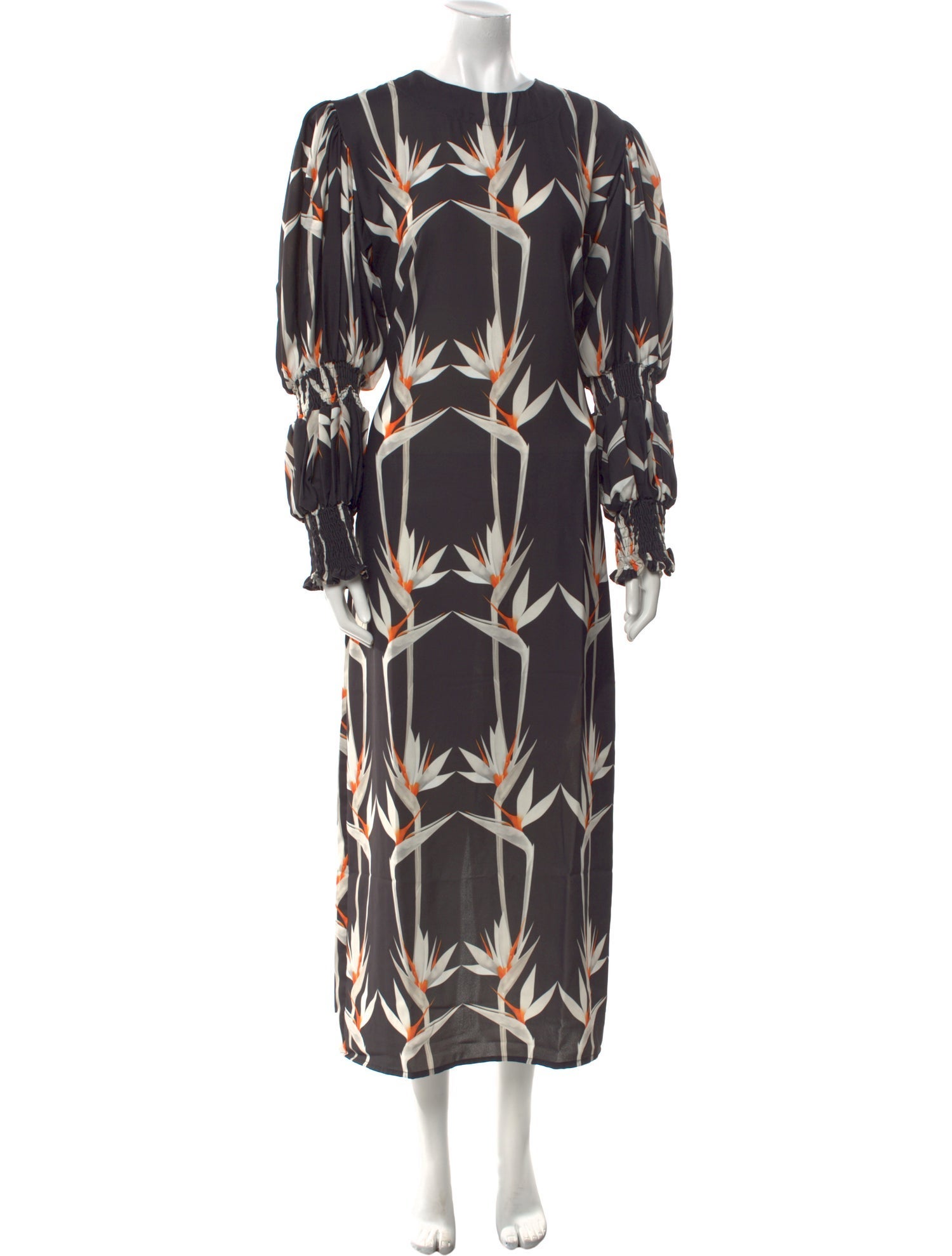 THE LULO PROJECT Floral Print Long Dress w/ Tags