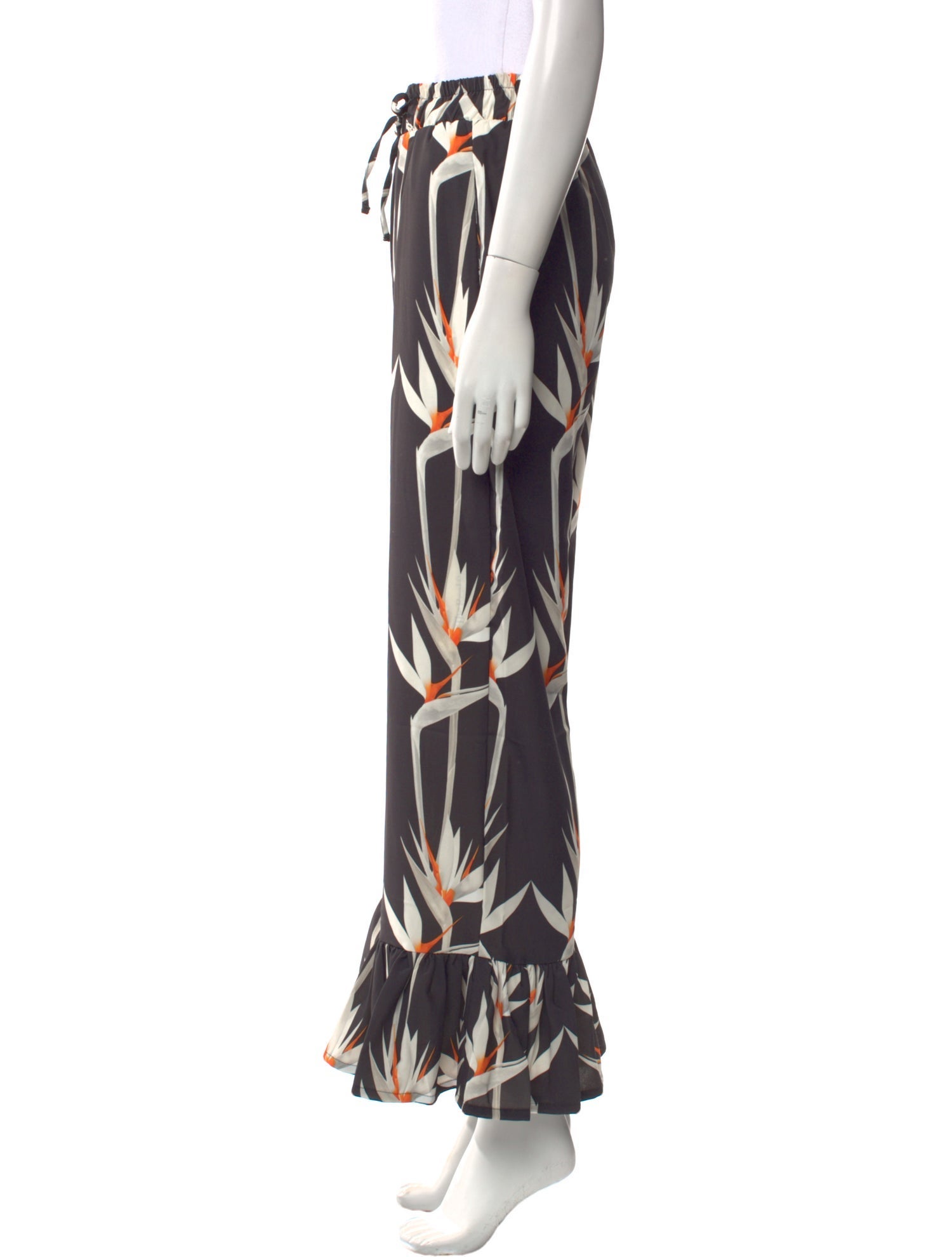 THE LULO PROJECT Printed Wide Leg Pants w/ Tags