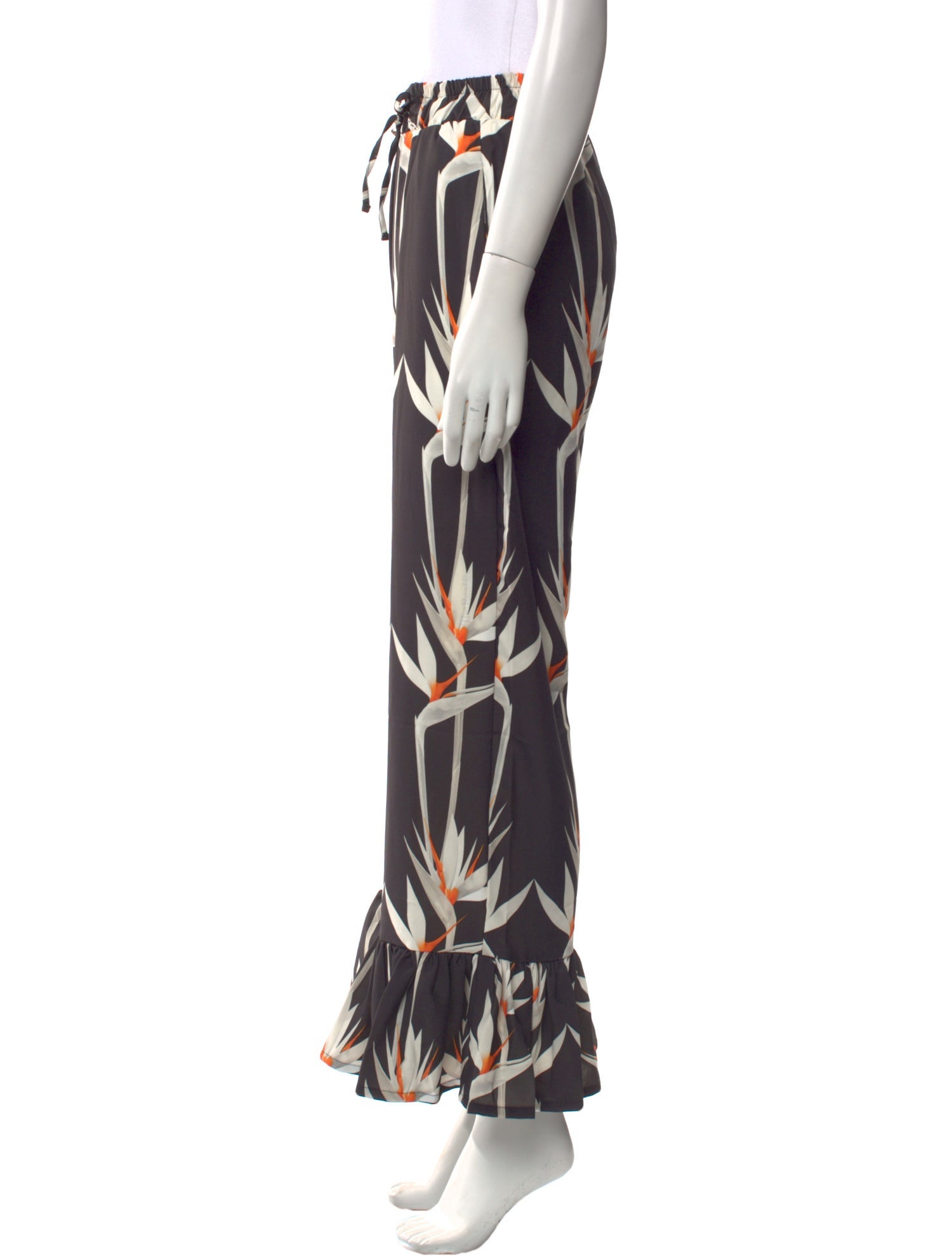 THE LULO PROJECT Printed Wide Leg Pants w/ Tags
