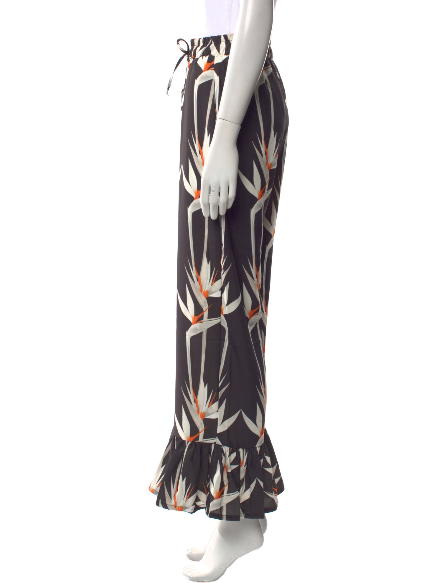 THE LULO PROJECT Printed Wide Leg Pants w/ Tags