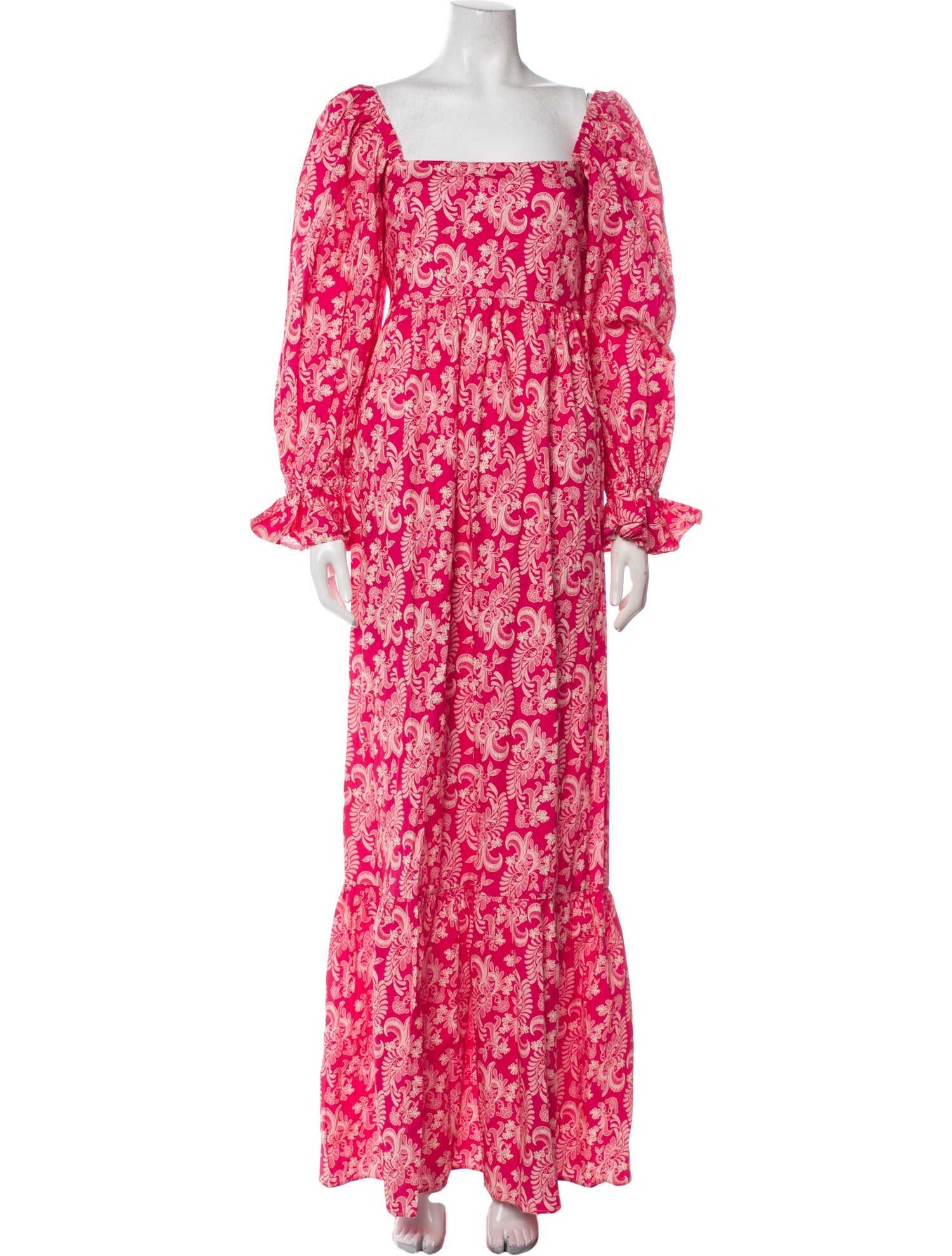 THE LULO PROJECT Floral Print Long Dress