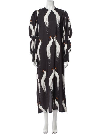 THE LULO PROJECT Printed Long Dress