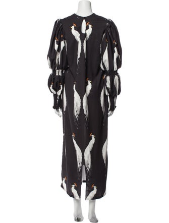 THE LULO PROJECT Printed Long Dress