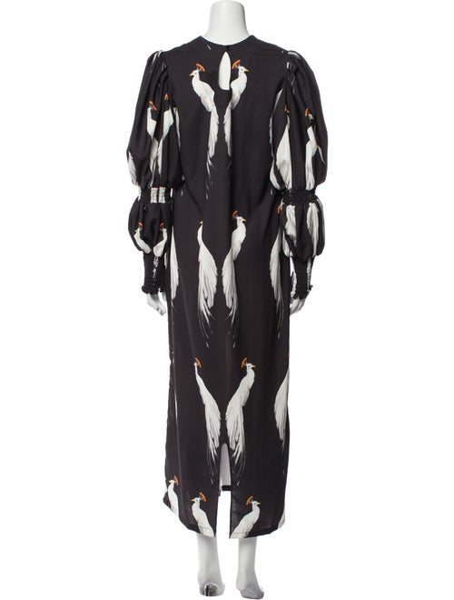 THE LULO PROJECT Printed Long Dress